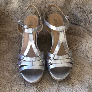 Unisa Silver Strappy Sandals